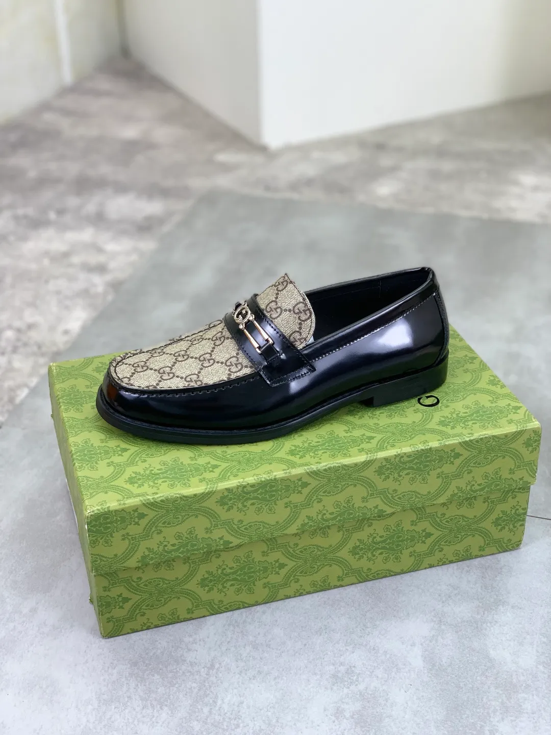 Men's men's shoes 💰P480 [New style] Water-dyed cowhide 💰💎💎💎 [Gucci] GUCCI high-end men's formal business leather shoes, original order 1:1 authentic goods! Original imported high-end open-edge beaded calfskin, original metal buckle, imported first-layer cowhide lining for feet, original outsole, men's shoe size: 38-45, 2️⃣ colors available